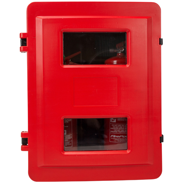 Double fire extinguisher box Easy Fire Safety